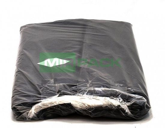 Пакеты для мусора 240 литров, 60 мкм, ПВД, в пачках длинные 93х140 , 2х слойные, в упаковке 100 штук, черные - Вид 4