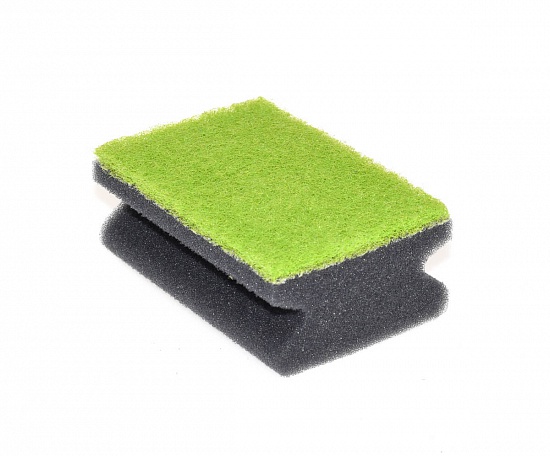 Профилированные губки для мытья посуды Master FRESH 2шт. BLACK - Вид 1